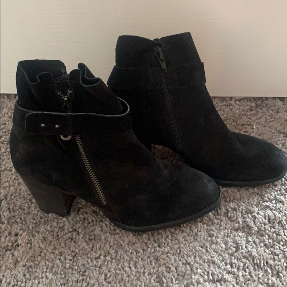Paul Green Bootie in Black Suede size US 6.5 (EU4)